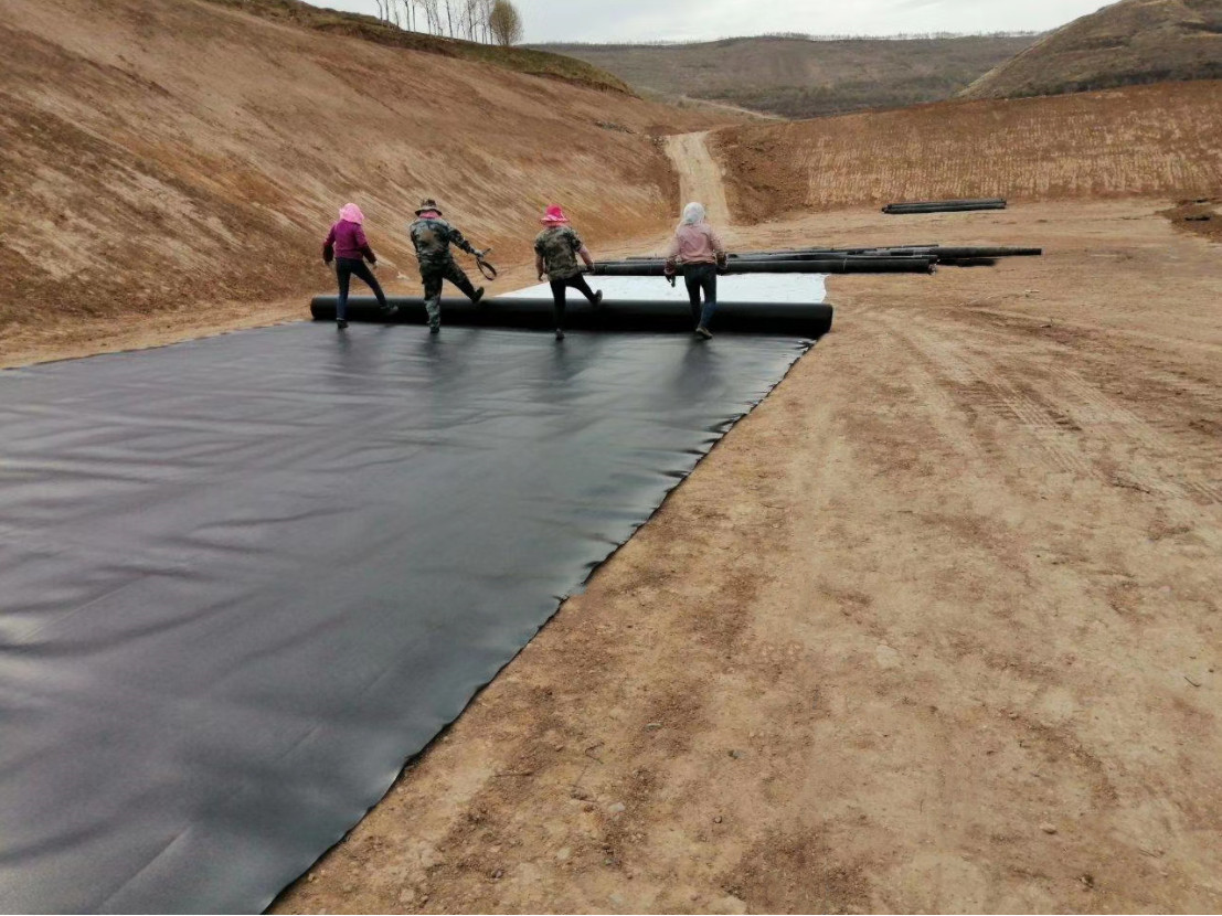 0.5mm Thickness HDPE Geomembrane for Fish Farm Pond Liner in Waterproof Material