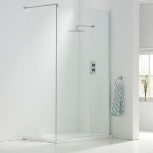 Quality Transparent Bath Shower Screen Glass Panel Tempered Glass Safety wholesale