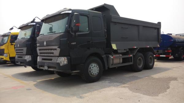 Hydraulic Lifting 6x4 Heavy Duty Dump Truck With 400L Fuel Tank And ZF8118