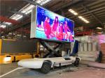 220V LED Advertising Trailer 192*192mm Module Size , Double-Axle Digital