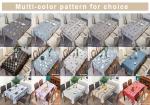 137cm*20m Waterproof Blue Golden Dining Wedding Nonwoven Waterproof Table Cloth