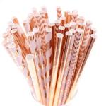 197mm 8mm Reusable Straight Mugs Bar 100 Biodegradable Paper Straws