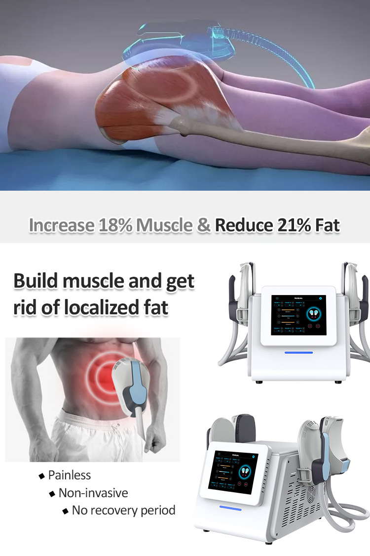 Portable EMS Electro Stimulator Muscular Machine Air Cooling System