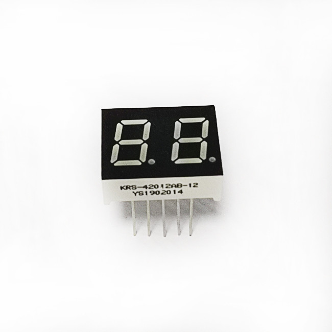 2 Number 0.36" 7 Segment LED Digital Display White Color Module