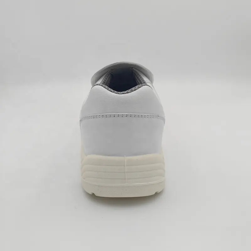 No Lace Kitchen Safety Shoes White Oil And Slip Resistant Shoes