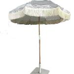 Fabric UV Beach Umbrella Sun Shelter 210T Oxford Cloth With Silver Coating