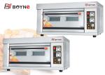 Gas One Deck Three Trays Baking Oven Stainless Steel for Restaurant
