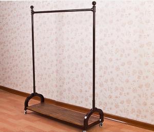 Quality Stainless Steel Metal Cloth Rack / Garment Showrooms Display Stand wholesale