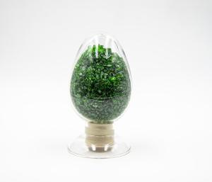 Quality Green Recycled PET Bottle Chip Ash Content 0.02% IV0.77 Injection Grade wholesale