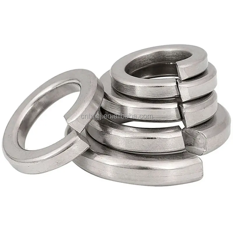 ANSI/ASME Standard Black Finish Stainless Steel Spring Washer with Square Ends DIN127 M3-M30