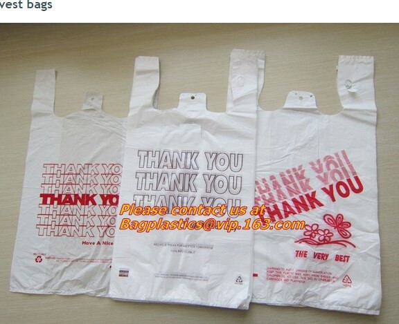 Wholesale Factory Compostable Biodegradable Plastic T-Shirt Bags,Biodegradable Compostable T Shirt Garbage Bags On Roll