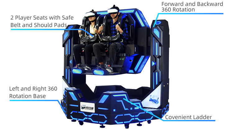 360 Degrees 9d Vr Game Machine Virtual Flight Simulator Arcade Machine