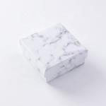 Pendant Earring Bracelet Rings Necklace Packaging Box Marble Patterned Paper