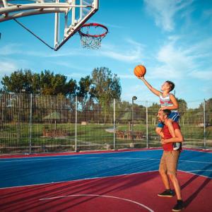 Quality Silicon PU Acrylic Tennis Court Outdoor Eco Basketball Court Installation wholesale