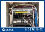 Hybrid Telecom Power System 48VDC 300A 40U Outdoor Telecom Cabinet With Cooling