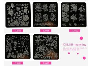 Quality nail art metal stamp stamping plate nails polish lace henna flower floral leaf image desig wholesale