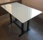 8mm Silk Screen Colored Tempered Ultra Clear Glass for Tabletop Furniture