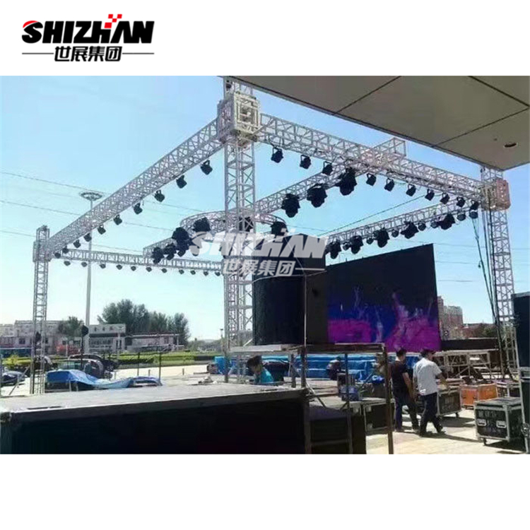 Customized Easy Install Remove Spigot Bolt aluminum triangle Concert Stage Truss