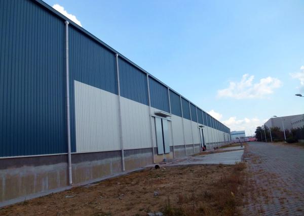 Logistics Steel Structure Warehouse Construction / Industrial Steel Frame