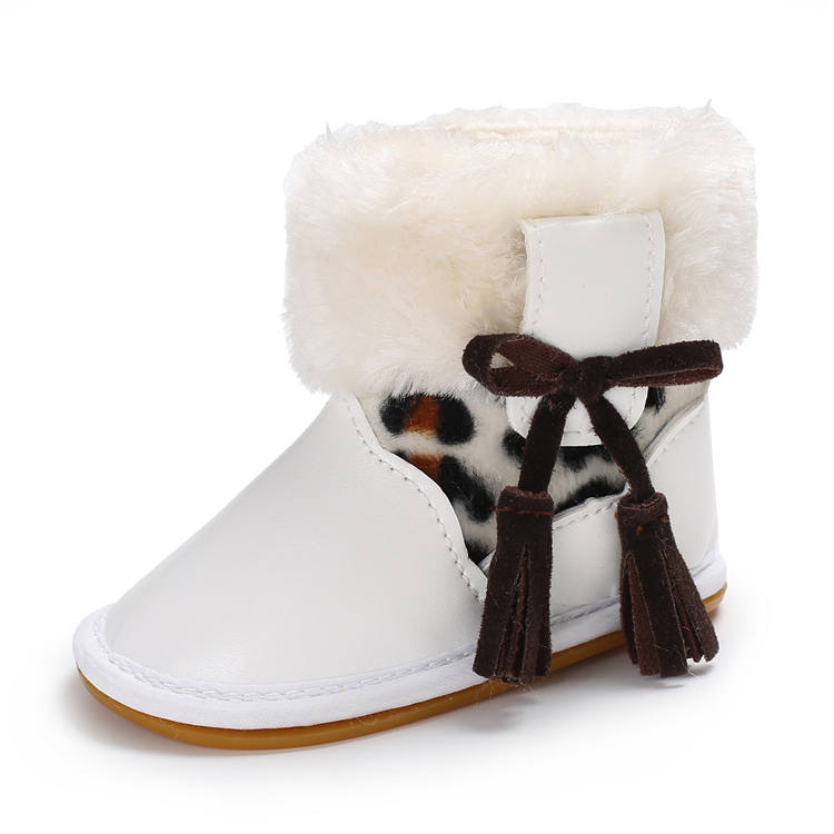 New designed PU Leather warm 0-2 years Rubber hard sole baby boots
