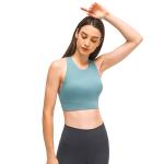 Fitness High Round Neck Anti Glare Yoga Sports Bras Shockproof Energy Bra For