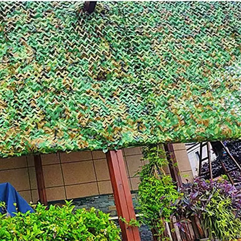 Camouflage Leaf Netting Jungle Desert Double Layers 300D 6.5ft X 10ft 2x3m 6.5ft X 20ft 2x6m