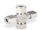BSP Double Ferrule 25mm 6000 Psi SS316 Pipe Fittings Cross