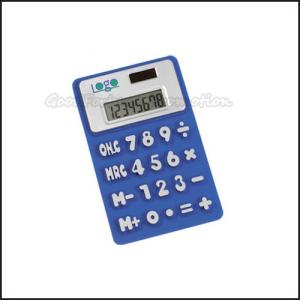 Quality Hot Sale Promotional printed logo Soft Eco Silicon Coloured Mini Calculator business gift wholesale