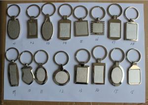 Quality OEM factory price Promotional Gifts cheap custom logo print blank key chain Wholesale.Metal coin wholesale
