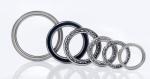 KA025CP0 Unsealed Double Row Deep Groove Ball Bearing , Radial Steel Ball