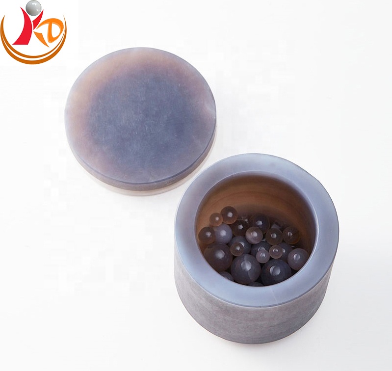 100ml brazil agate grinding jar with agate grinding mortars used for Fritsch pulverisette