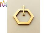 32X33mm Hexagonal Hollowed Out Diamond Valentine DIY Jewelry Charms
