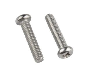 Quality SUS304 Nut Bolt Fastener Thread Screws Round Head Tempered Stress Relieved wholesale