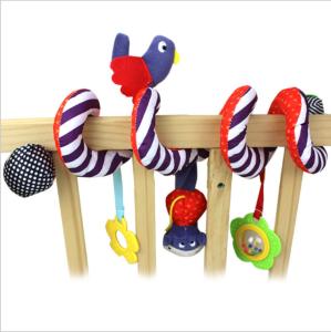 Quality Pram Crib Ornament Hanging Spiral Plush Toys Little Deer 65c*2.5cm wholesale