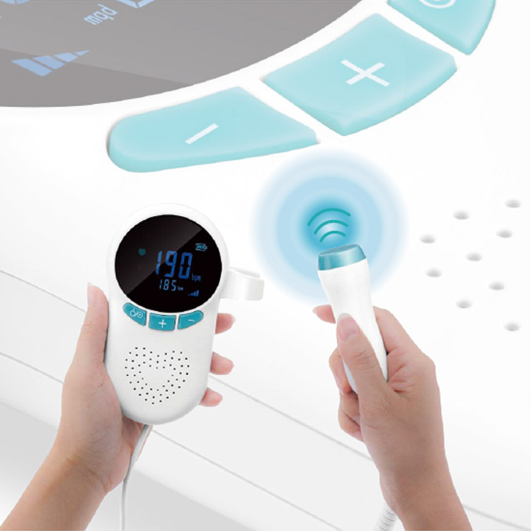 Home Digital Durable Pocket Size Portable Fetal Doppler Baby Heart Monitor Fetal Doppler