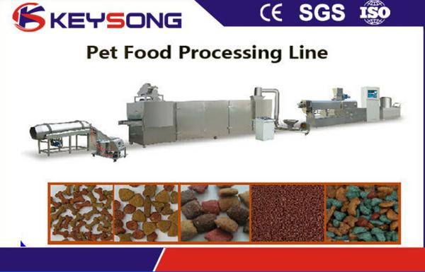Custom Dog Food Manufacturing Equipment , Accurate Control Animal Feed