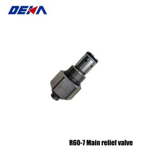 Quality Hydraulic pump main relief valve R60-7 For Power Parts Heavy Equipment EXCAVATOR Rotary motor spare part wholesale