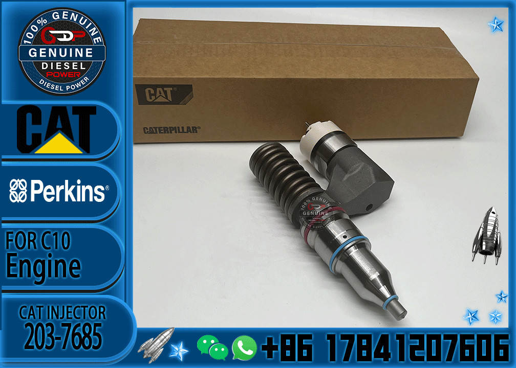 Diesel fuel injector 10R-1258 c12 injector 203-7685 2037685 for caterpillar c12 injector