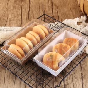 Quality 250gsm Cardboard Food Boxes With Clear Lids Eco Friendly Gravure printing wholesale