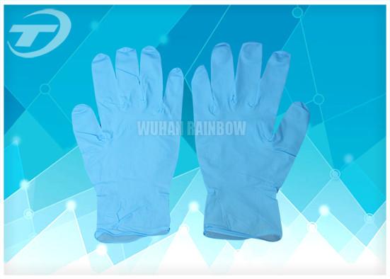 Nitrile Examination Medical Disposable Gloves White / Blue / Black , CE