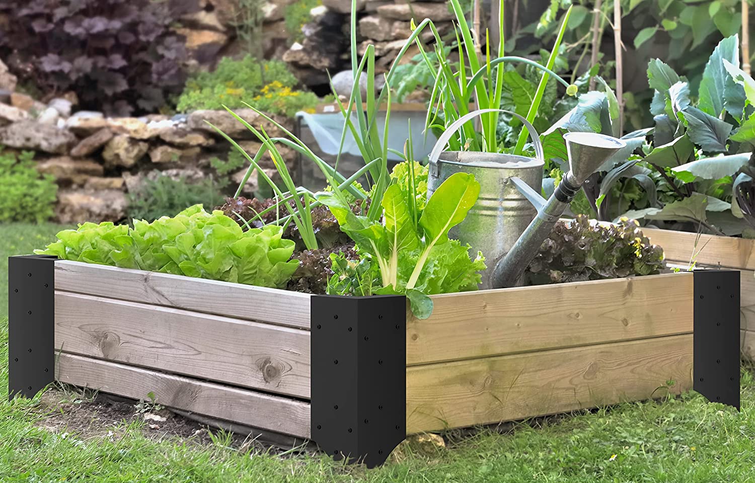 2.27kg Single-side Standard Corner Bracket for DIY Vegetable Garden Raised Garden Bed