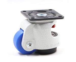 Quality 340KG 62mm Leveling Castor Wheels For Display Manufacturing Equipment wholesale
