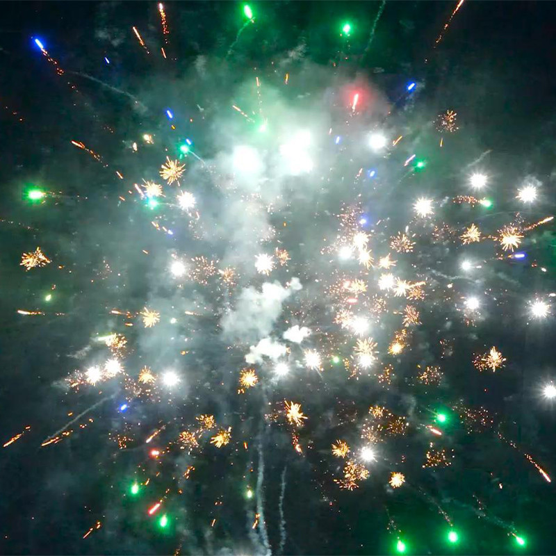 Chinese Factory Wholesale Export Firework 16 Shots 200G Cake Fireworks Consumer Cake Fireworks 2025 For Celebration