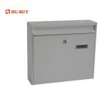 Solid Post Mount Mailbox High Strength Compact Size 36.2x10x32.2cm