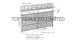 3D wire mesh fence panels