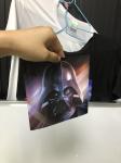 3D 0.4mm TPU Clothes Patch Custom Lenticular Printing