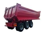 80 Tons Customized Hydraulic Tipping Tipper Semi Trailer Relay Valve Wabco Tread