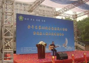 Quality 6000cd Brightness Stage Rental LED Display 1R1G1B Full Color Outdoor 5mm Pixel Pitch wholesale