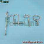 Steel P house hook for pole line hardware