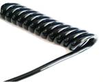 Jacket PU 4M Telephone Spiral Cable For Electronic Equipment